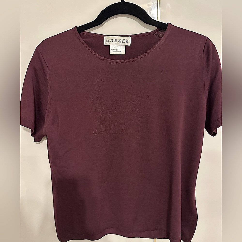 Jaeger Vintage Merino Wool Sweater-L
